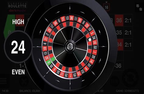European Roulette Darkmode 888 Casino