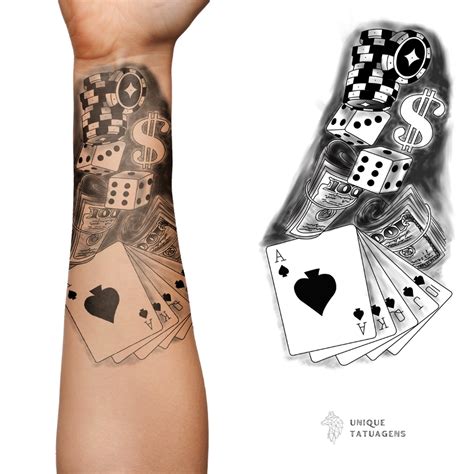 Fichas De Poker Tatuagem