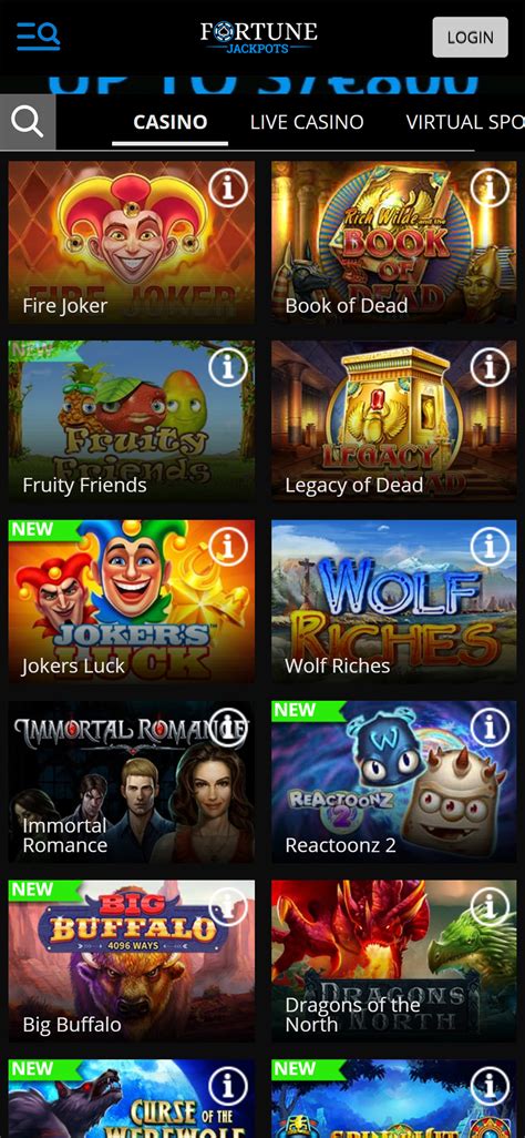 Fortunejackpots Casino Download