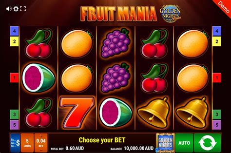 Fruit Mania Golden Nights Bonus Blaze