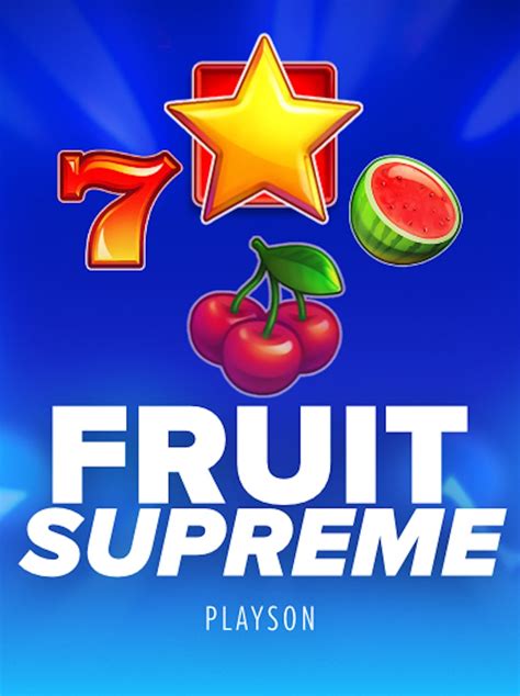 Fruit Supreme 25 Lines Betsson