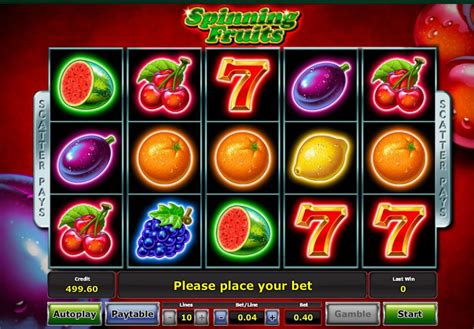 Fruits 20 Bonus Spin Slot Gratis