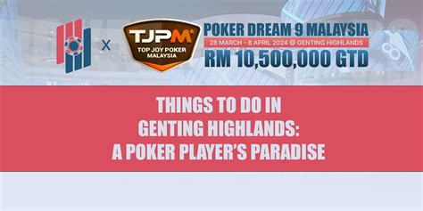 Genting Highland Torneio De Poker 2024