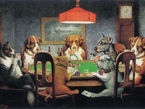 Historia De Los Perros Jugando Poker