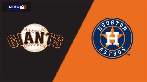 Houston Astros vs San Francisco Giants pronostico MLB