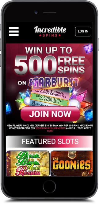 Incredible Spins Casino Bonus