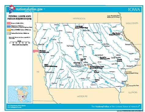 Iowa Cassinos Indigenas Mapa