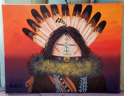 Jack Black Navajo Artista Escultura Senhora