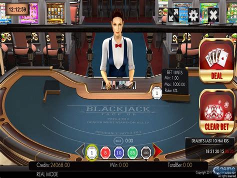 Jogar Blackjack 21 Faceup 3d Dealer Com Dinheiro Real