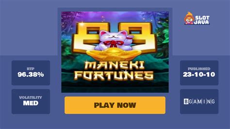 Jogar Maneki 88 Fortunes Com Dinheiro Real