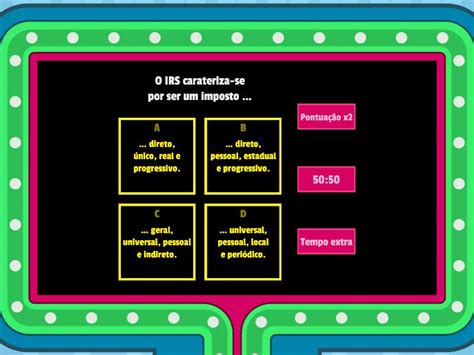 Jogo Irs Regras