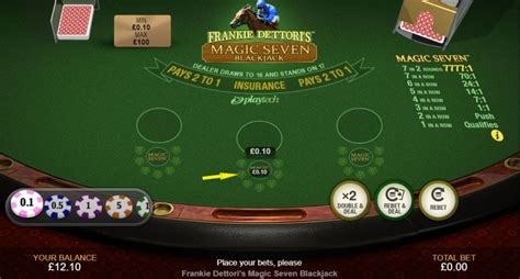 Jogue Frankie Dettori S Magic Seven Blackjack Online