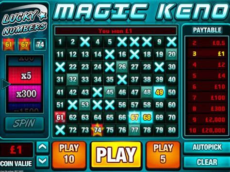Jogue Magical Keno Online