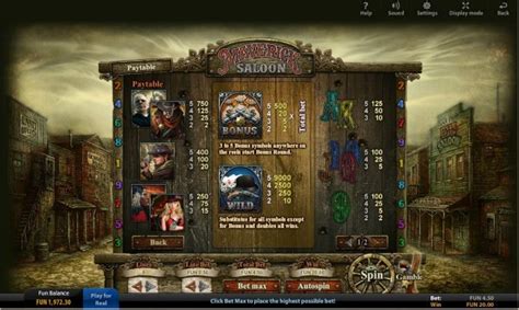 Jogue Maverick Saloon Online