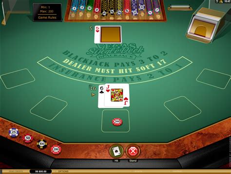 Jogue Vegas Single Deck Blackjack Online