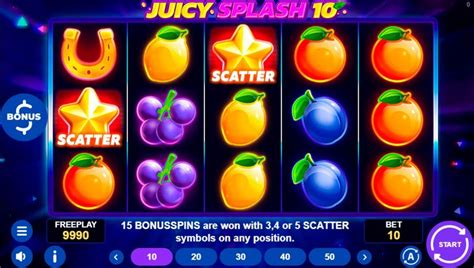 Juicy Splash 10 Slot Gratis