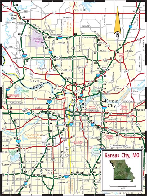 Kansas City Casinos Mapa