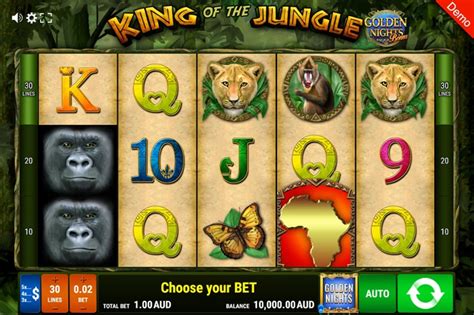 King Of The Jungle Golden Nights Bonus Blaze