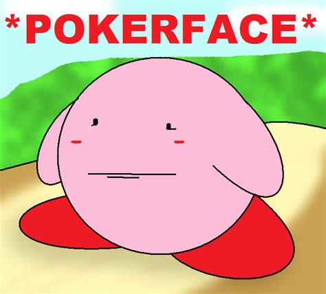 Kirby Poker Face