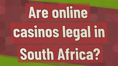 Legal Casino Online Africa Do Sul