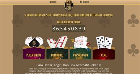 Login Alternatif Poker88