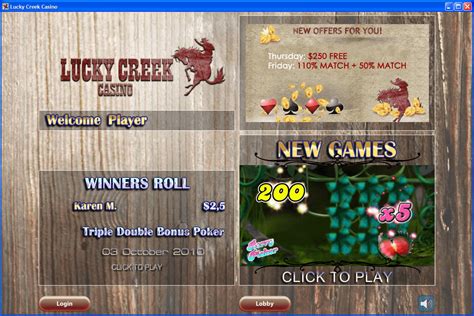 Lucky Creek Casino Download