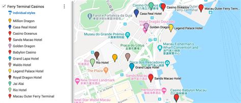 Macau Casino Strip Mapa