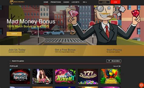 Mad Money Casino Bonus