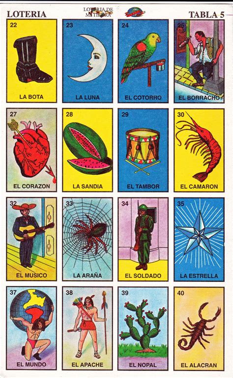 Mexicano Loteria Maquina De Fenda