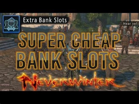 Neverwinter Livre Banco Slots
