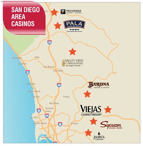Norte Da California Casinos Mapa