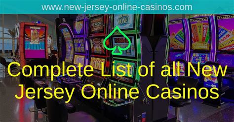 Nova Jersey Casino Legislacao