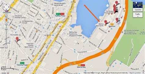 O Marina Bay Sands Casino Mapa