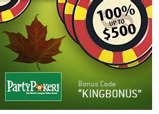 O Party Poker Apoio Canada