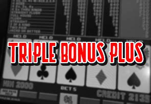 O Triple Bonus Poker Plus Estrategia
