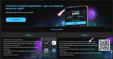 Orion Spins Casino App