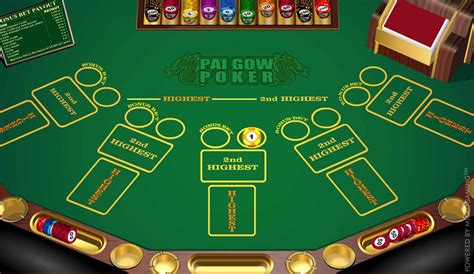 Pai Gow Poker Online Com Bonus