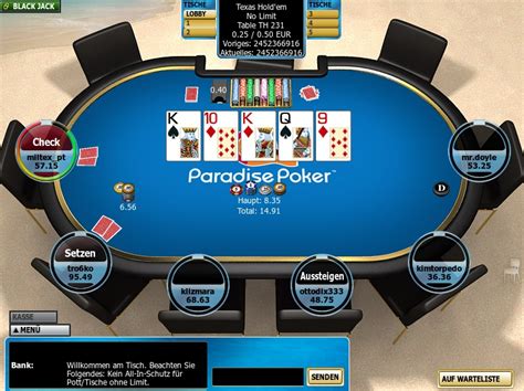 Paradise Poker Online