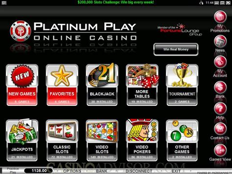 Platinum Play Online Casino Aplicacao