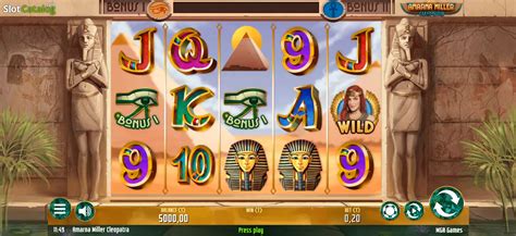 Play Amarna Miller Cleopatra Slot