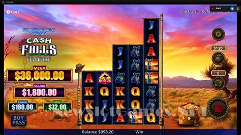 Play Cash Falls Outback Fortune Slot