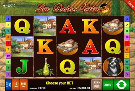 Play La Dolce Vita Red Hot Firepot Slot