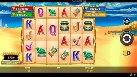 Play Sahara Riches Megaways Cash Collect Slot