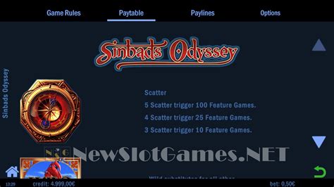 Play Sinbad Odyssey Slot