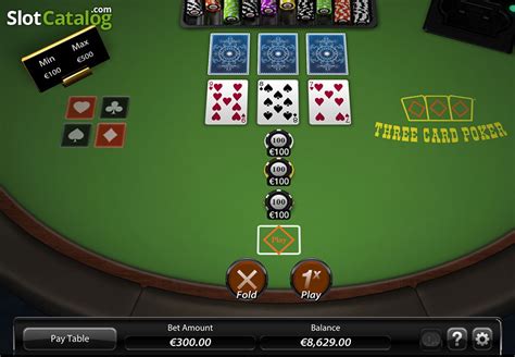 Play Three Card Poker Slot