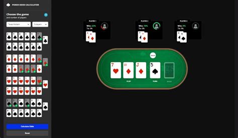 Poker Chances Calculadora Online