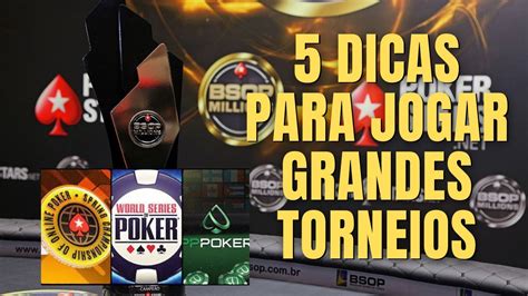 Poker Como Jogar Torneios Grandes