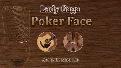 Poker Face Acustico Karaoke