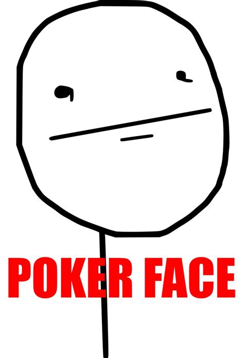 Poker Face Significado De Dicionario