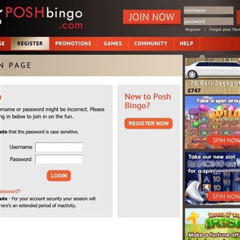 Posh Bingo Casino Mobile